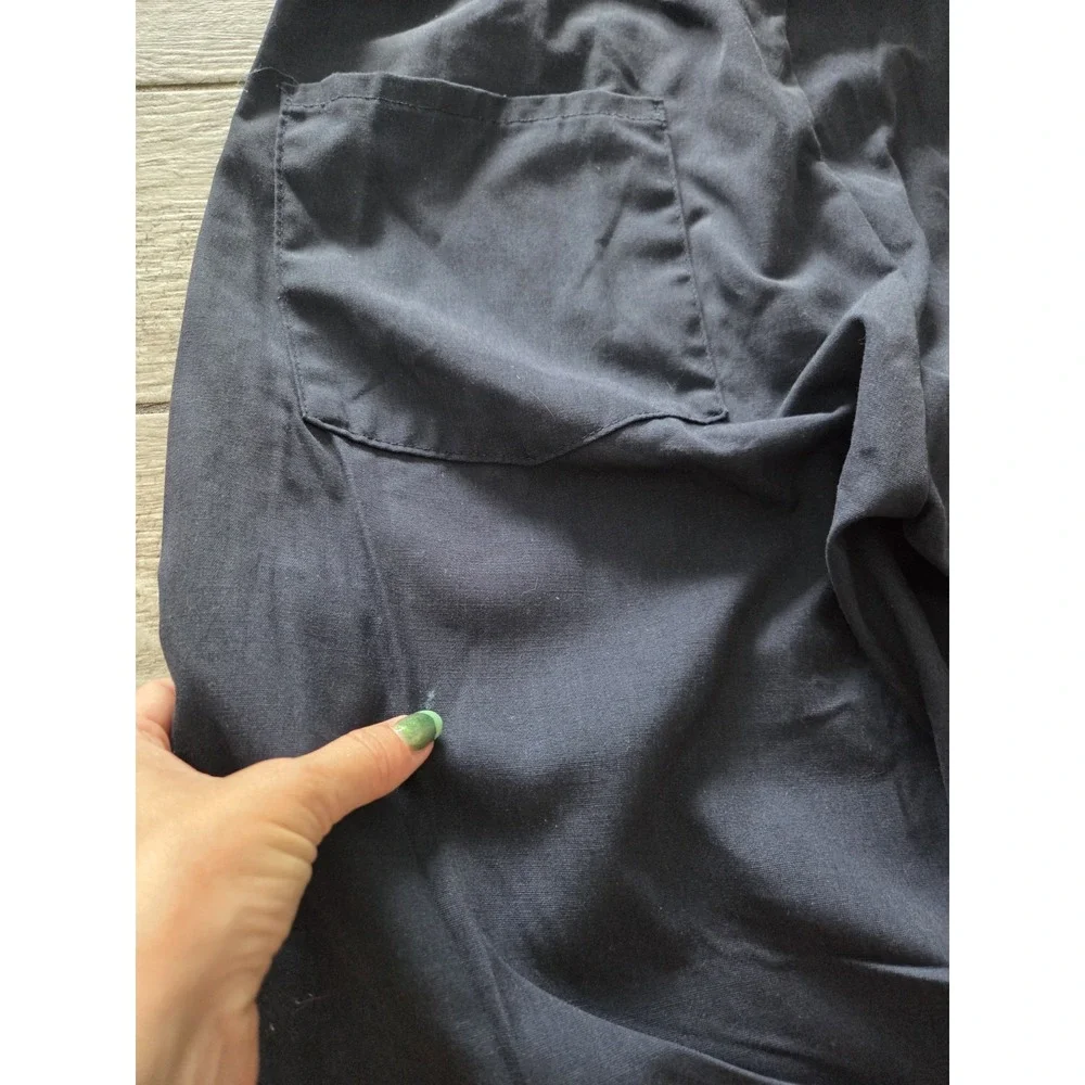 VTG Engineered Work Garments Mens M Navy USA Union Mechanic Coverall Uniform